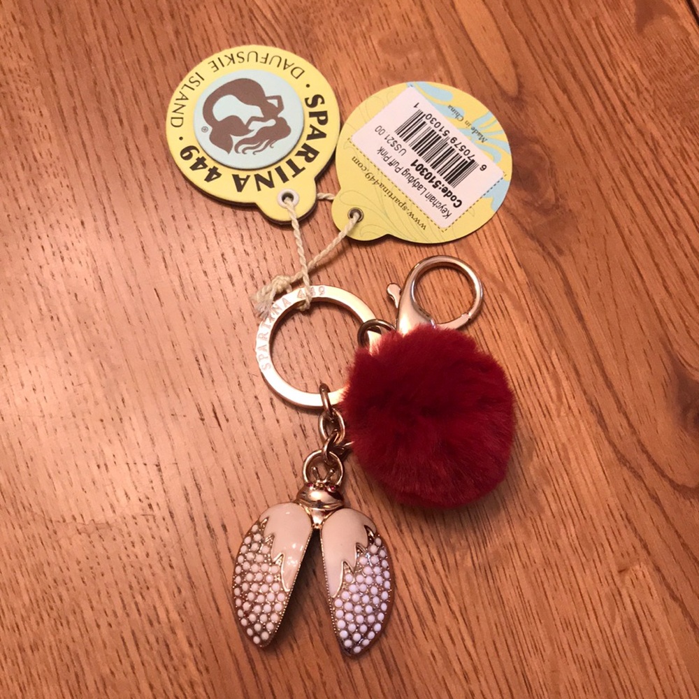 Spartina Ladybug Keychain 🐞